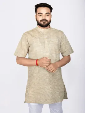 Multi Colour Springs Handwoven Organic Cotton Men Kurta