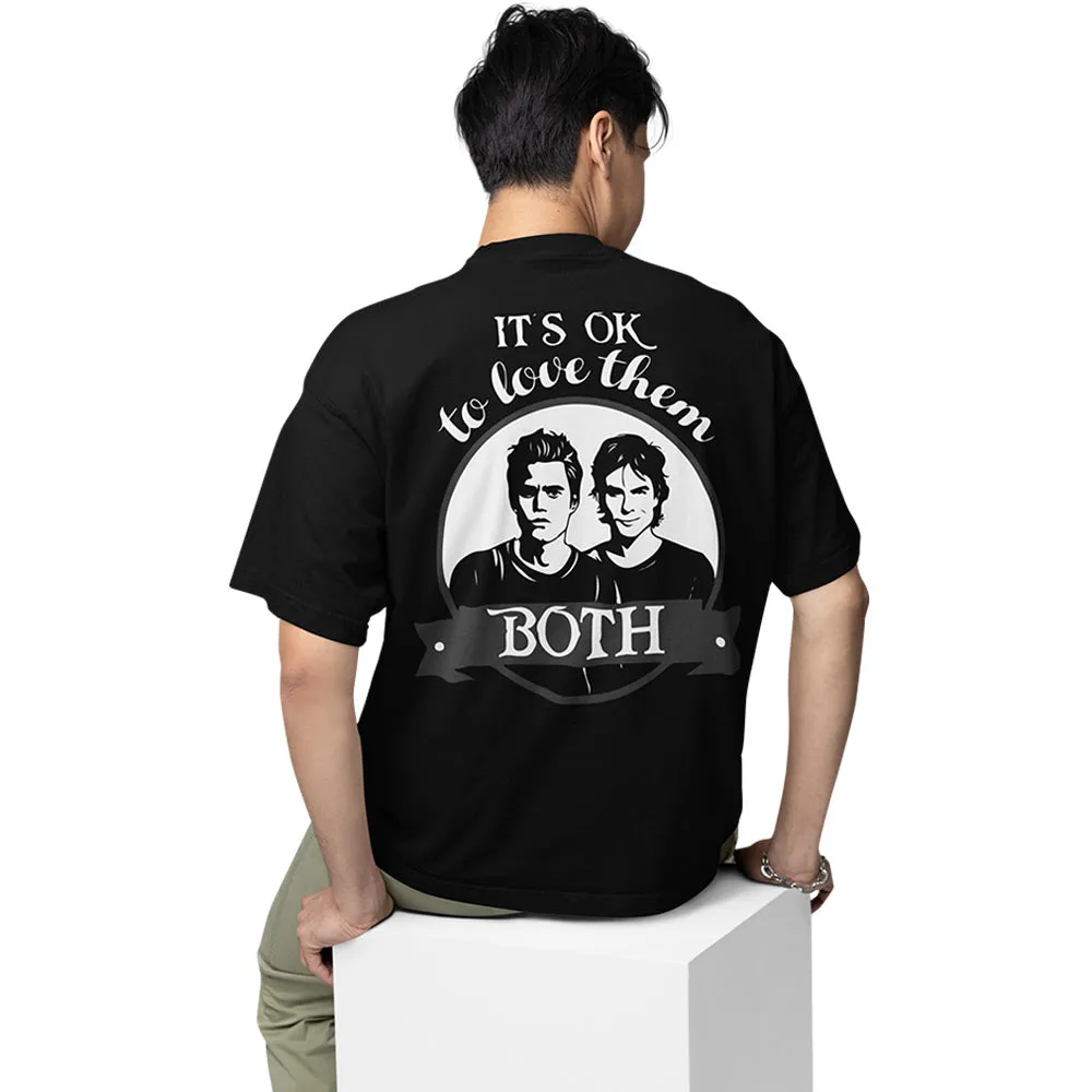 The Vampire Diaries Oversized T shirt - Love Them Both